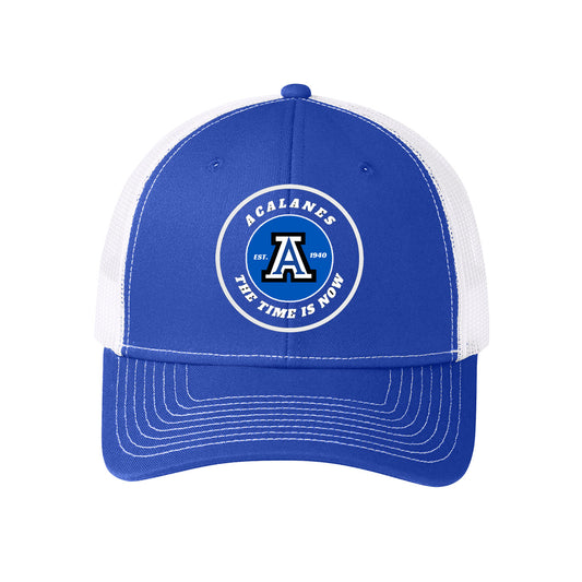 Acalanes Basketball Embroidered Mesh Back Cap Royal