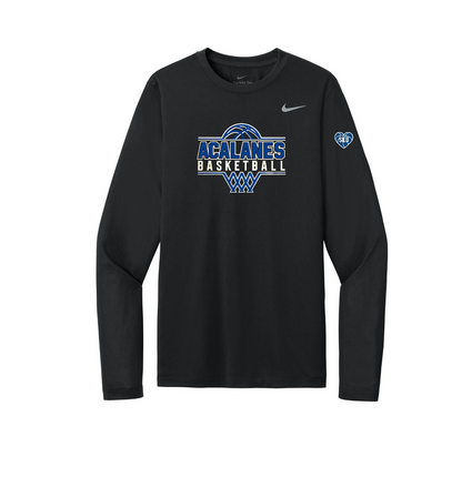 ADULT Acalanes Basketball Nike Long Sleeve BLACK