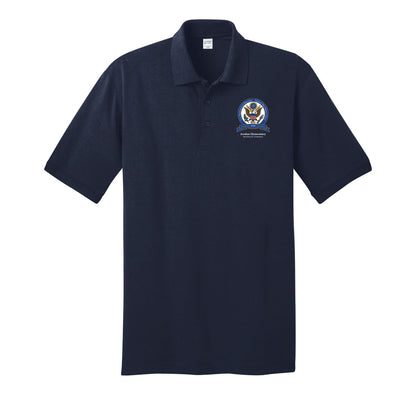 ADULT Blue Ribbon Polo-NAVY