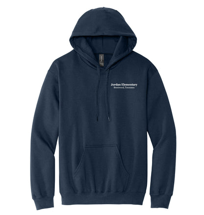 ADULT Blue Ribbon Gildan Softstyle Hoodie-NAVY