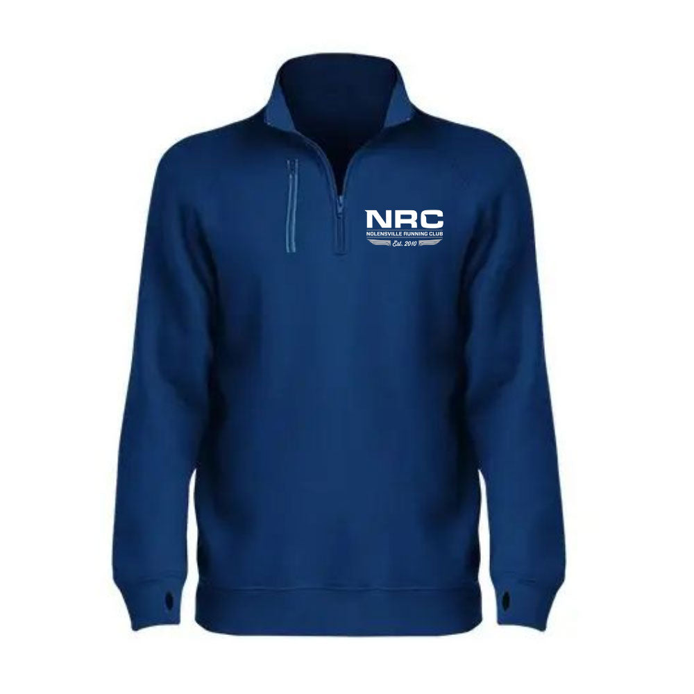 NCR Sport's MEN'S Cotton Rich Fleece 1/4 Zip Jacket