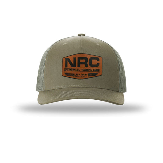 NRC Leather Patch Richardson Five Panel Trucker Hat