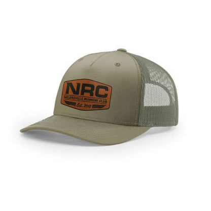 NRC Leather Patch Richardson Five Panel Trucker Hat