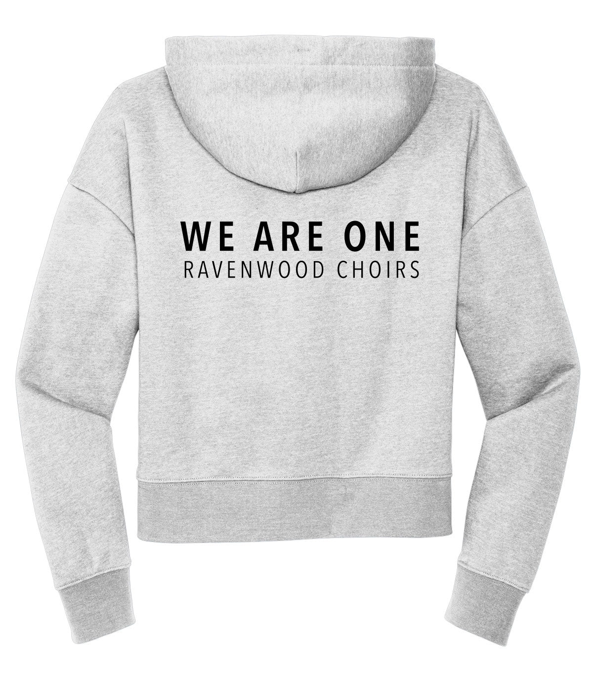 WOMENS RHS Choirs We Are One Ravenwood Choirs Cropped Fleece Hoodie