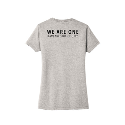 WOMENS RHS Choirs We Are One Ravenwood Choirs District Tee