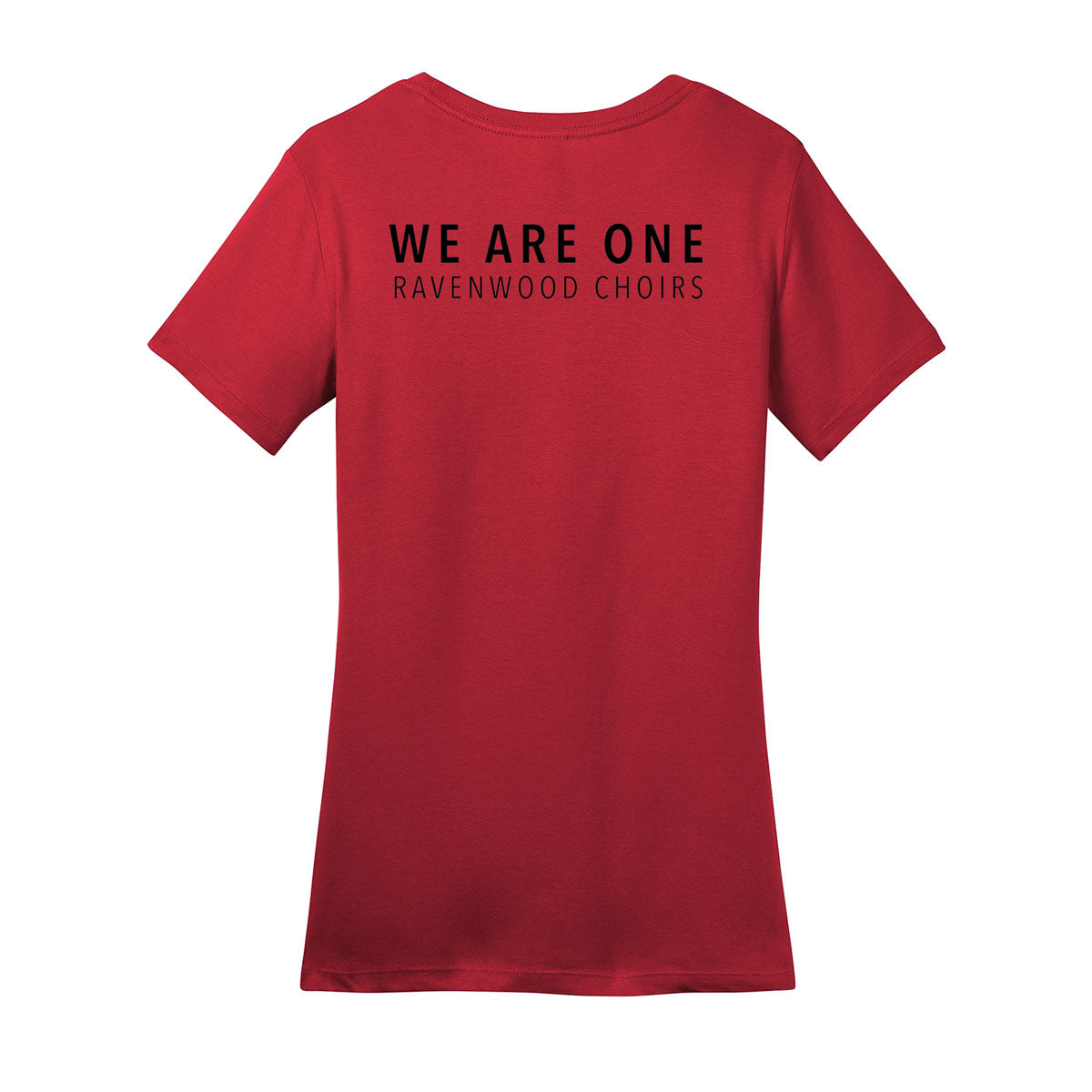 WOMENS RHS Choirs One Color We Are One Ravenwood Choirs District Tee