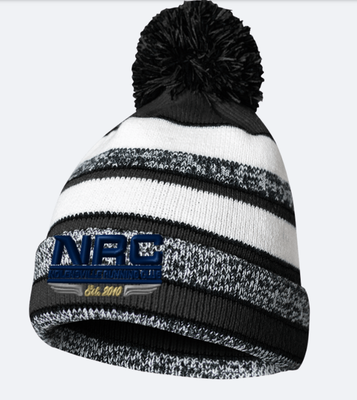 NRC Embroidered Roll Up Hat with Pom